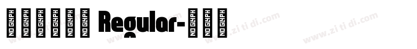 字由点字黑糖 Regular字体转换